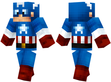 Скачать бесплатно скин для Майнкрафт / Captain America