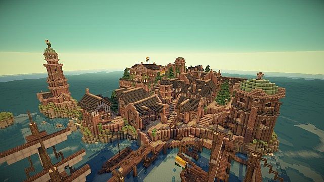 Карты для Minecraft / Listro Island Map / Скачать бесплатно