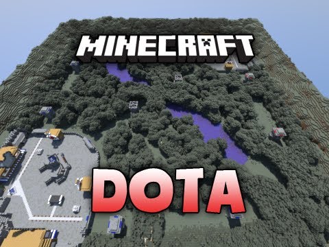 Карта для Minecraft на прохождение / DOTA PVP на выживание / Скачать бесплатно