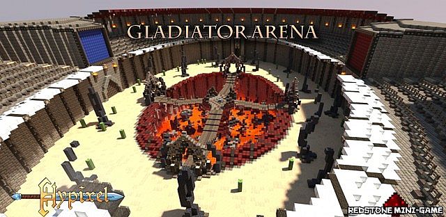 Скачать карту для Майнкрафт - Gladiator Arena