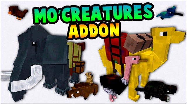 Мод на Андроид для Minecraft PE - Creatures аддон