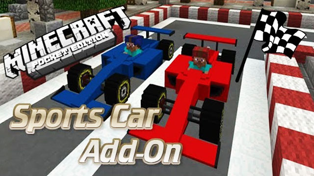 Мод на машину Ferrari для Андроид - Майнкрафт ПЕ 1.16