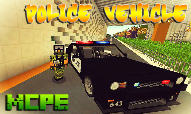 Мод MCPE 1.16 на машину для Андроид - Police аддон