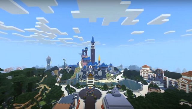 Карта Парк развлечений Дисней для Майнкрафт ПЕ &#128242; Bedrock