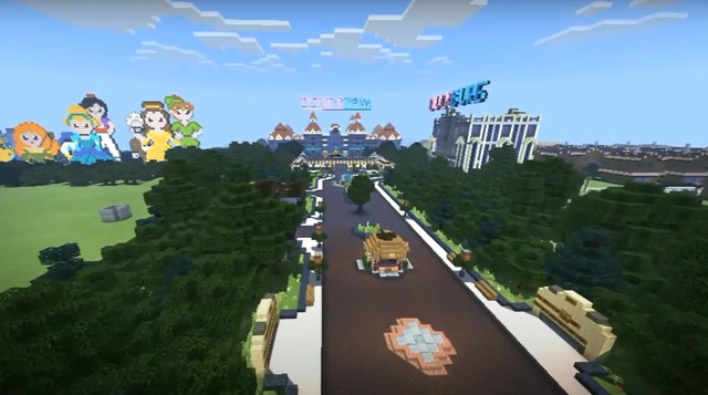 Карта Парк развлечений Дисней для Майнкрафт ПЕ &#128242; Bedrock