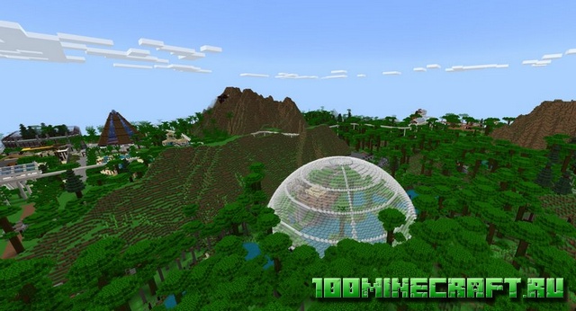Карта Парк юрского периода для MCPE на телефон &#128241;