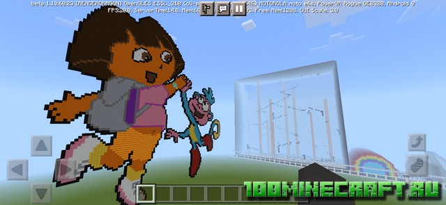 Карта Нотчлэнд парк для Майнкрафт ПЕ на планшет &#128242; Bedrock