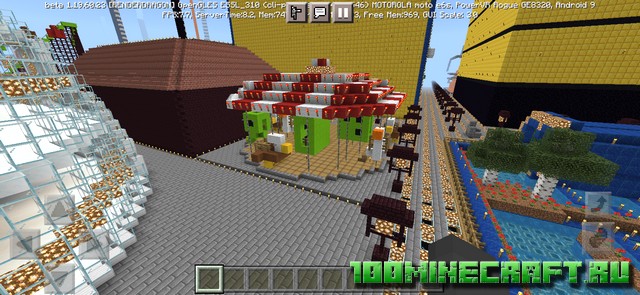 Карта Нотчлэнд парк для Майнкрафт ПЕ на планшет &#128242; Bedrock