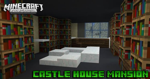 Карта Castle House Mansion для Майнкрафт PE 1.16.40