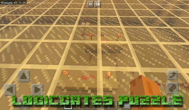 Карта Logicgates Puzzle на Майнкрафт PE, Windows 10