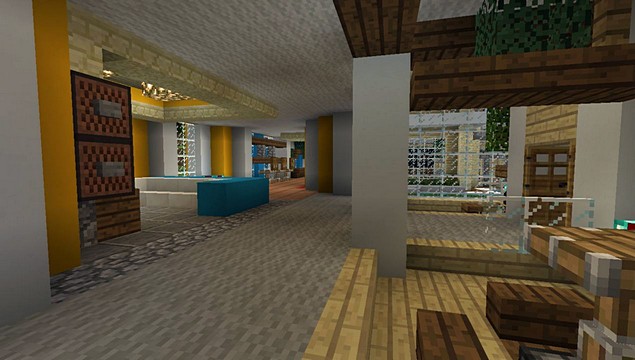 Карта на Андроид Mansion colourful для Minecraft PE
