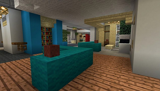 Карта на Андроид Mansion colourful для Minecraft PE