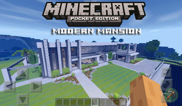 Карта для Minecraft PE 1.2.10 / Современный особняк