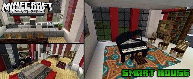 Карта для MCPE 1.16 | Дом с механизмами | Smart House