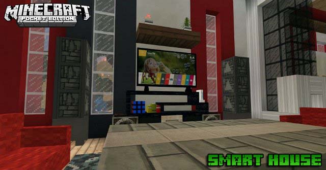 Карта для MCPE 1.16 | Дом с механизмами | Smart House