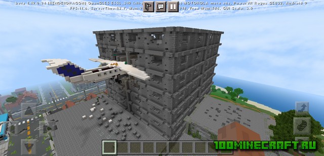 Карта для MCPE &#127961; Зомби город