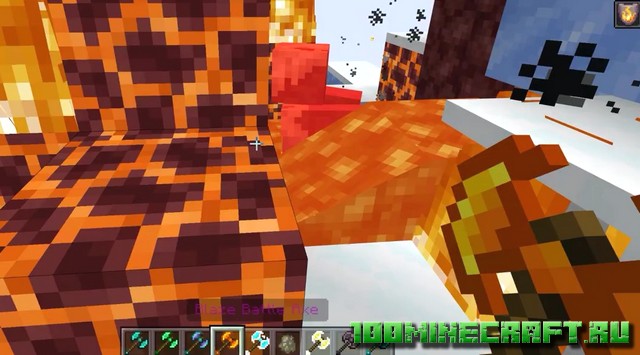 Мод Боевые топоры для Minecraft PE (Bedrock) Windows 10