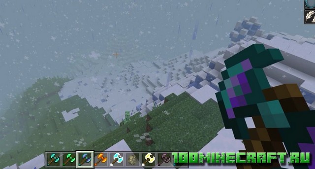 Мод Боевые топоры для Minecraft PE (Bedrock) Windows 10