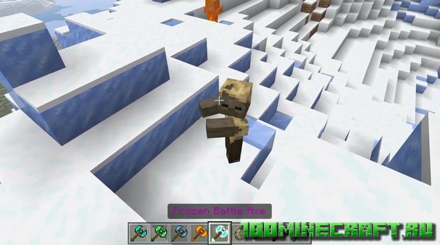 Мод Боевые топоры для Minecraft PE (Bedrock) Windows 10