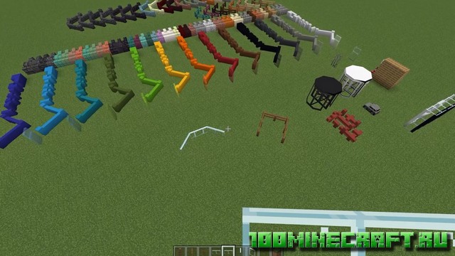 Мод Строительные блоки для Minecraft PE на Айфон, Андроид, Win 10