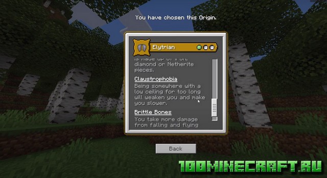 Мод Origins для Майнкрафт ПЕ на телефон, Windows 10