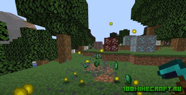 Мод Vein Miner/TreeCapitator для MCPE 📱