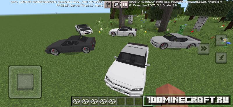 Мод на машину Scion tC для Minecraft PE 1.20 на Телефон