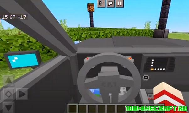 Мод на машину SRT Dodge Demon Minecraft PE 1.16