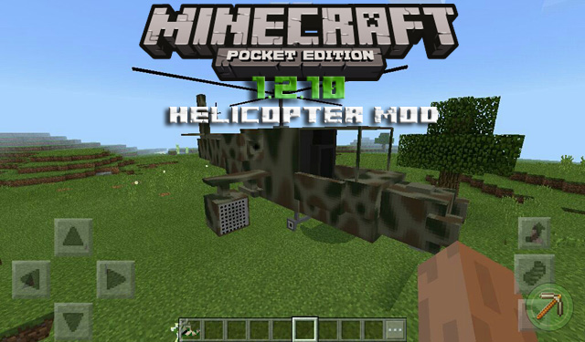 Мод Helicopter для Minecraft PE 1.2.10