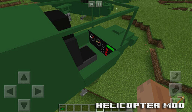Мод Helicopter для Minecraft PE 1.2.10