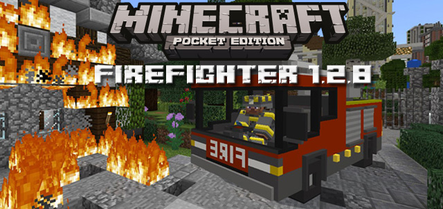 Скачать MCPE мод Firefighter 1.2.8 на Андроид бесплатно
