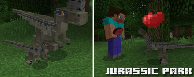 Скачать мод Jurassic park для Minecraft PE 1.2.9