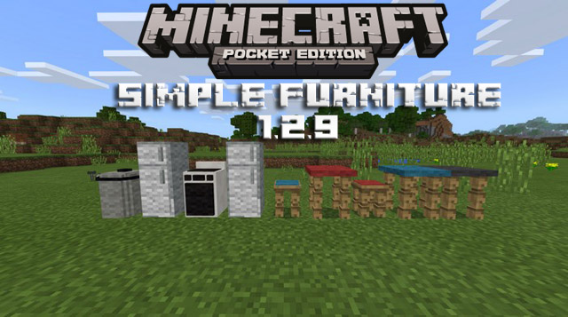 Скачать мод Simple Furniture на Андроид для Minecraft PE 1.2.9