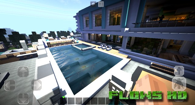 Текстуры Flows HD Modern на Майнкрафт ПЕ 1.2.10, Windows 10