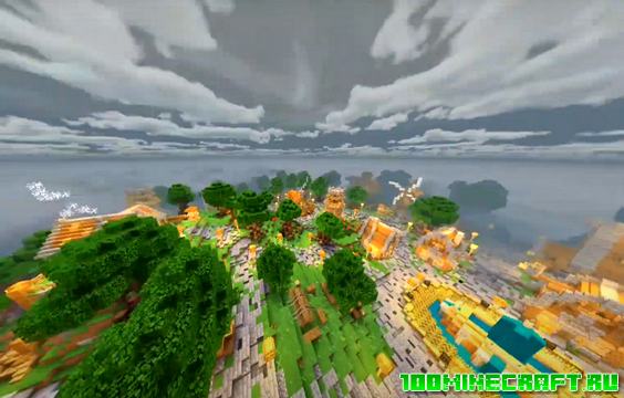 Шейдеры Haptic для Minecraft PE 1.16