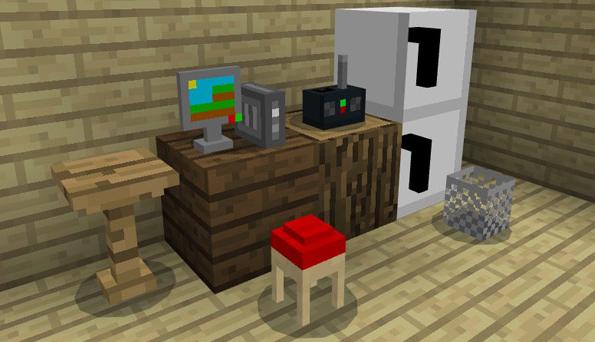 Скачать на Андроид мод Mine Furniture для MCPE 1.0.8