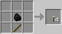 Minecraft / Факел / Рецепты