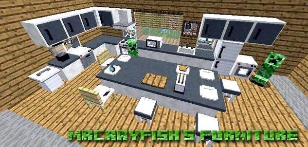 Майнкрафт 1.12.2 с модами - MrCrayfish's Fruniture
