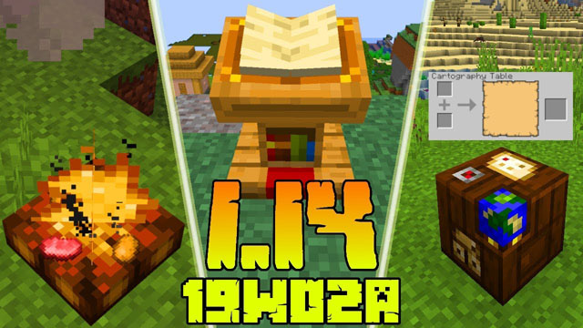Скачать Майнкрафт 1.14 Snapshot 19w02a 2019!
