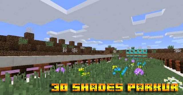 Карта паркур для Minecraft 1.12.2 / 30 Shades Of Parkour