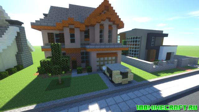 Карта City Hangston для Minecraft 1.16.5