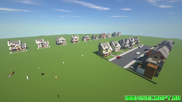Карта City Hangston для Minecraft 1.16.5