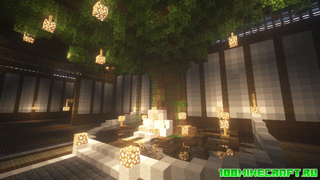 Карта Japanese town для Майнкрафт 1.16.5