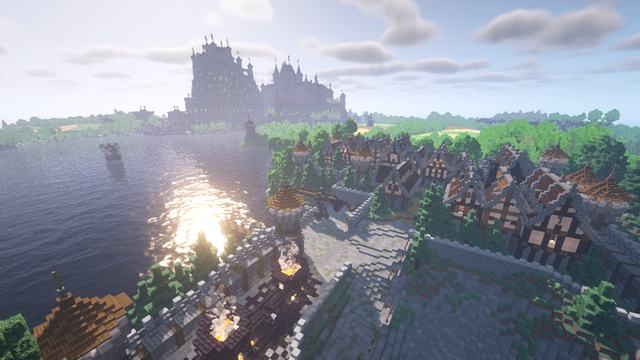 Карта для Майнкрафт 1.16.5 Medieval Castle
