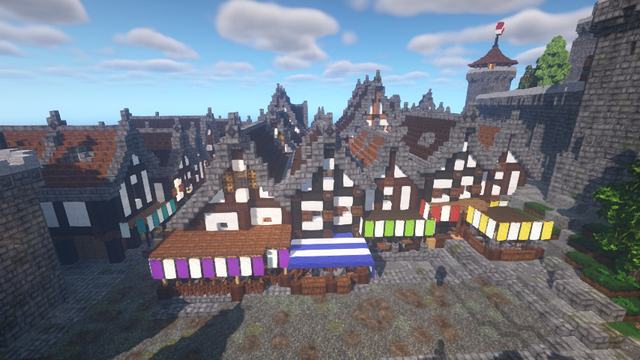 Карта для Майнкрафт 1.16.5 Medieval Castle