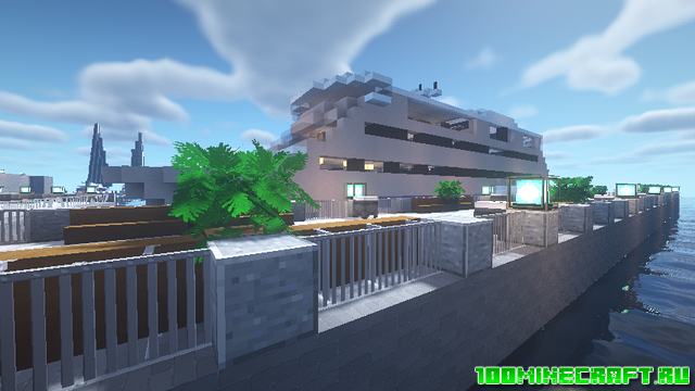 Карта Modern Town City для Minecraft 1.16.5