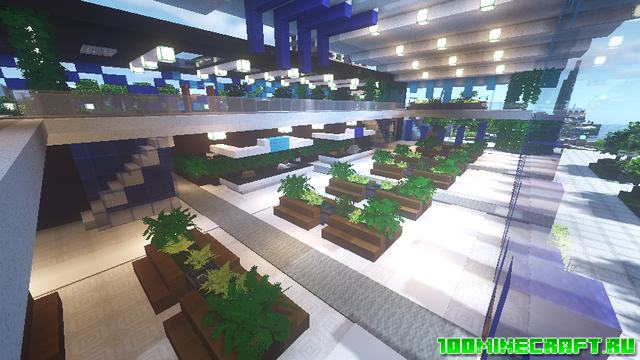 Карта Modern Town City для Minecraft 1.16.5