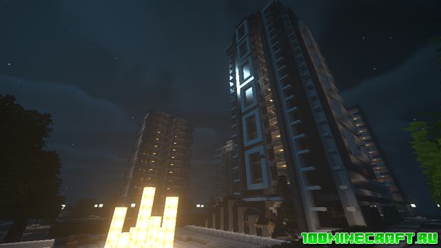 Карта Modern Town City для Minecraft 1.16.5
