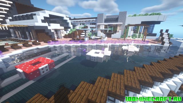 Карта для Minecraft 1.16.5 - Современный особняк
