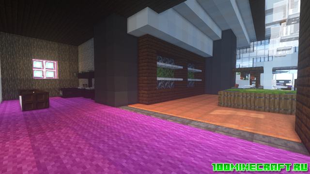 Карта для Minecraft 1.16.5 - Современный особняк